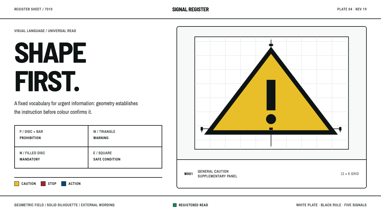 ISO Safety Symbols design style — example