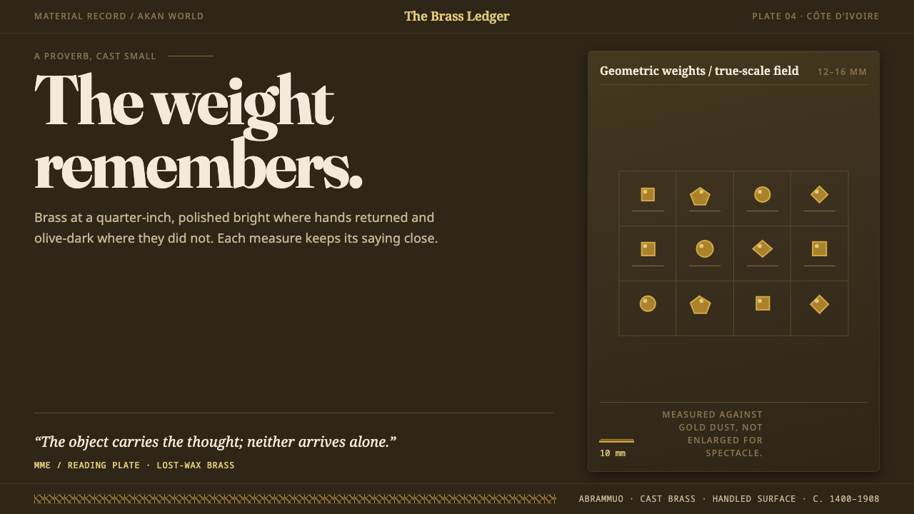 Baule Goldweight design style