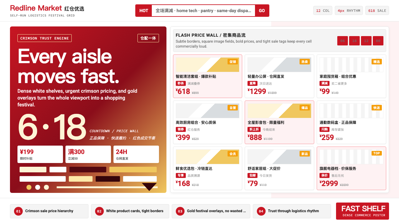 JD.com (京东) 设计风格示例