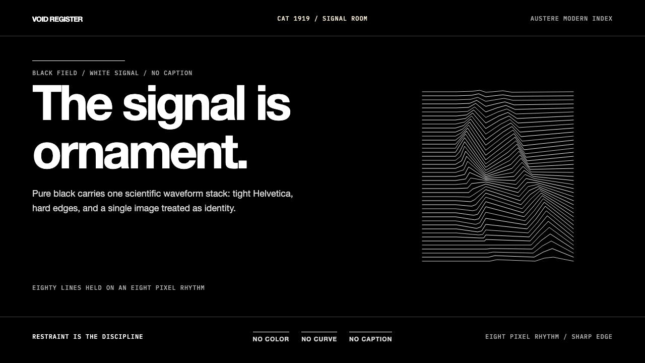 Joy Division — Unknown Pleasures design style