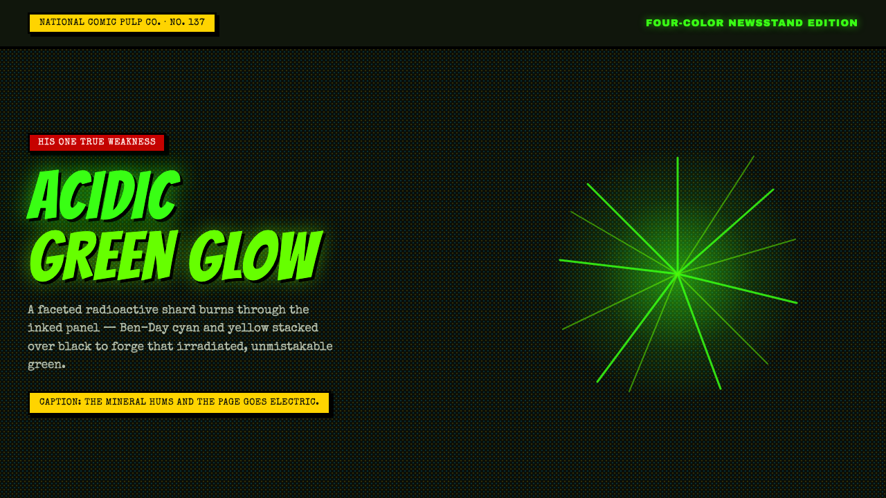 Kryptonite Green design style