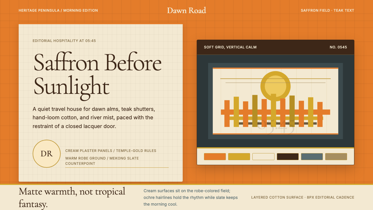 Luang Prabang Temple Tourism design style — example