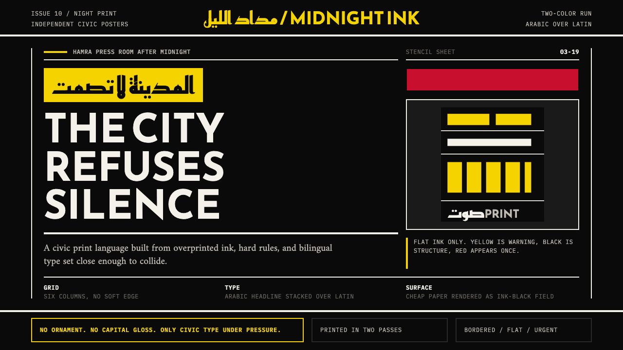 Beirut Indie Graphic Design design style