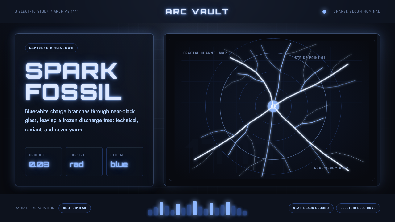 Lichtenberg Figure design style