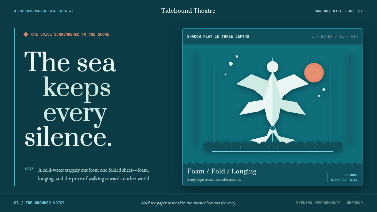 The Little Mermaid (Andersen, 1837) design style