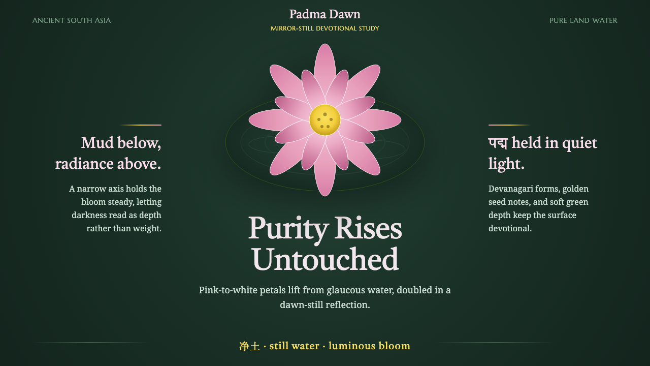 Lotus Pond design style — example