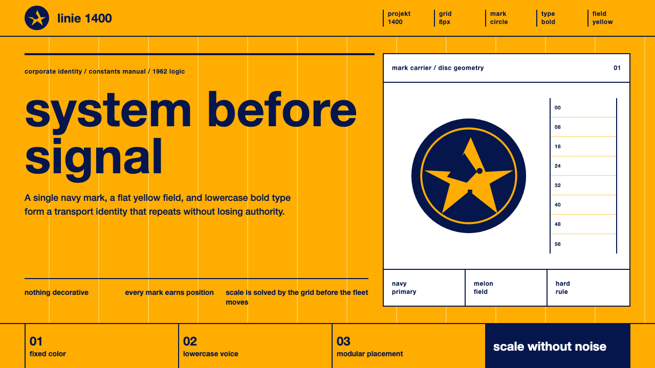 Lufthansa (Aicher) design style — example