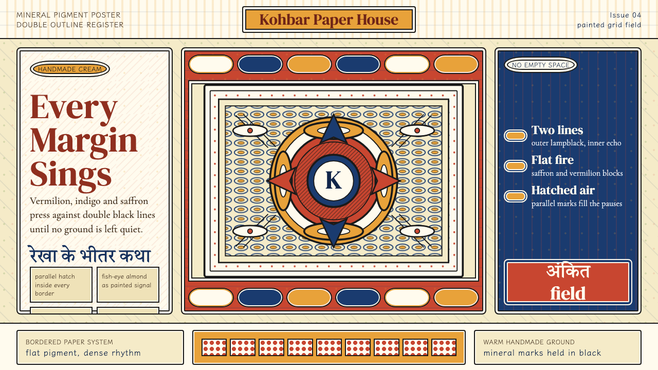 Madhubani (Mithila Folk Painting) design style