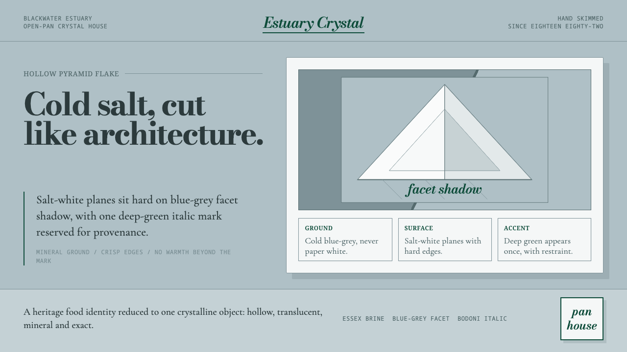 Maldon Sea Salt Pyramid design style — example