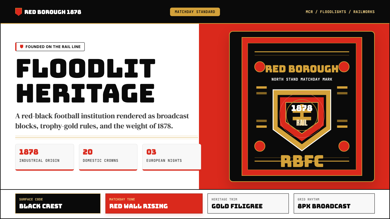Manchester United (Red Devils) design style