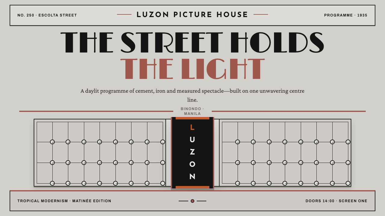 Escolta Art Deco Manila design style — example
