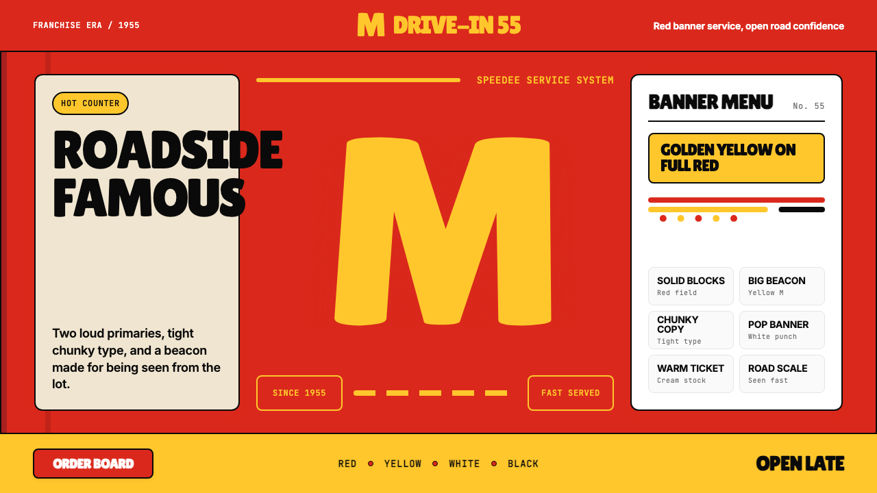 McDonald's Golden Arches design style