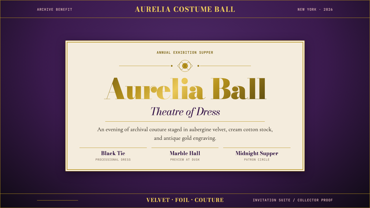 Met Gala design style