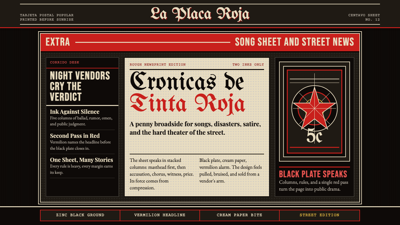 Mexican Tarjeta Postal (Posada Engraving 1900) design style