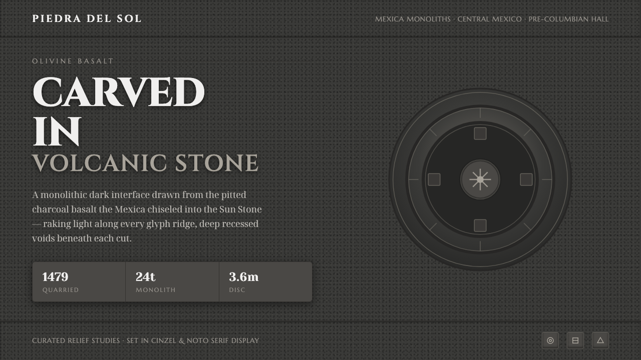 Mexican Volcanic Stone design style