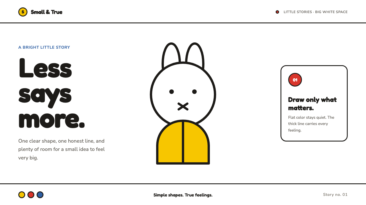 Miffy (Dick Bruna, 1955) design style