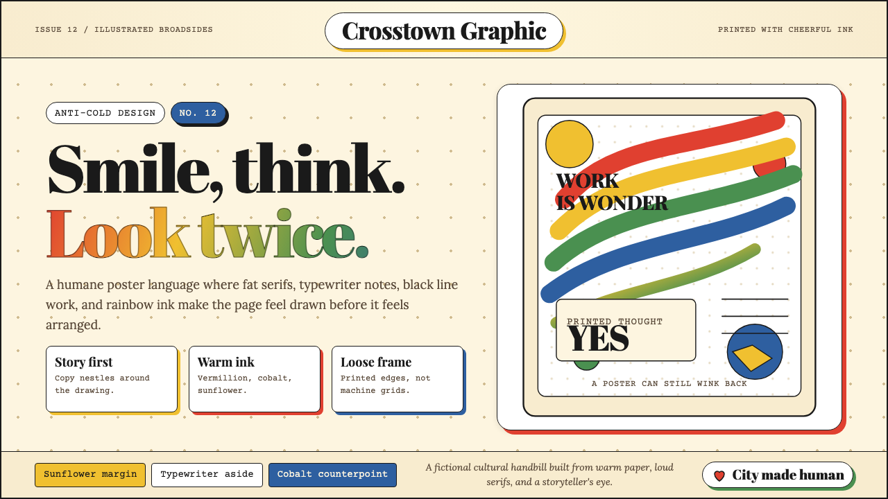 Milton Glaser / Push Pin design style