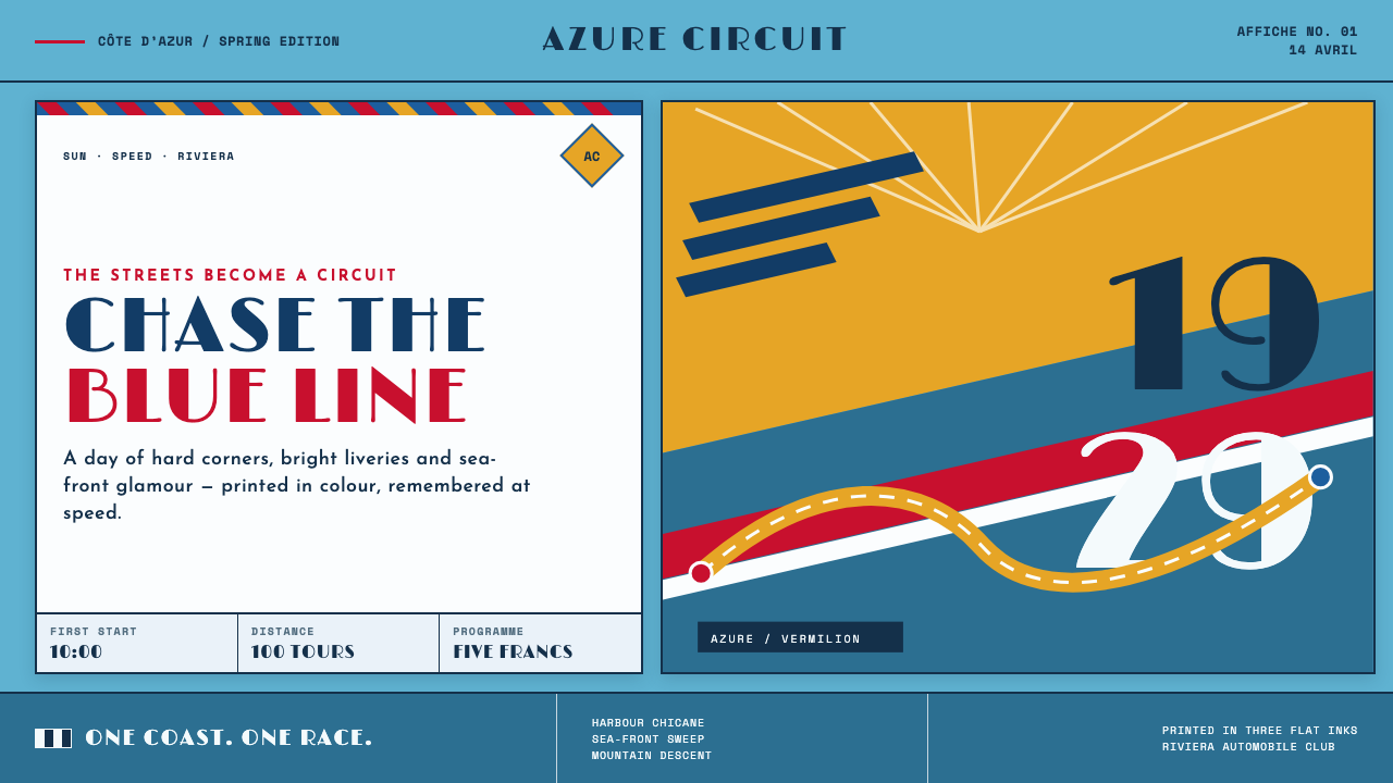 Monaco Grand Prix (1929) design style — example