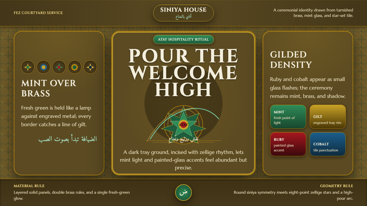 Moroccan Mint Tea design style
