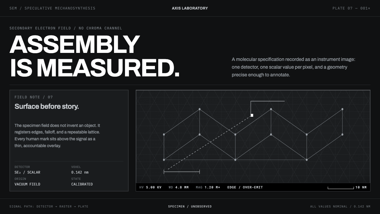 Nanotech Assembler design style — example