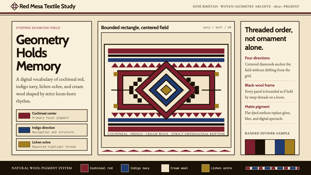 Navajo Blanket design style