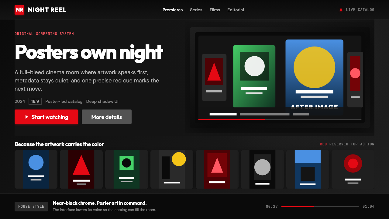 Netflix 2024 design style