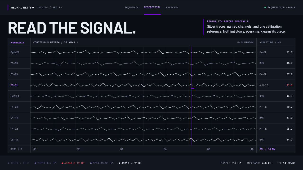 Neural Interface Clinical design style — example