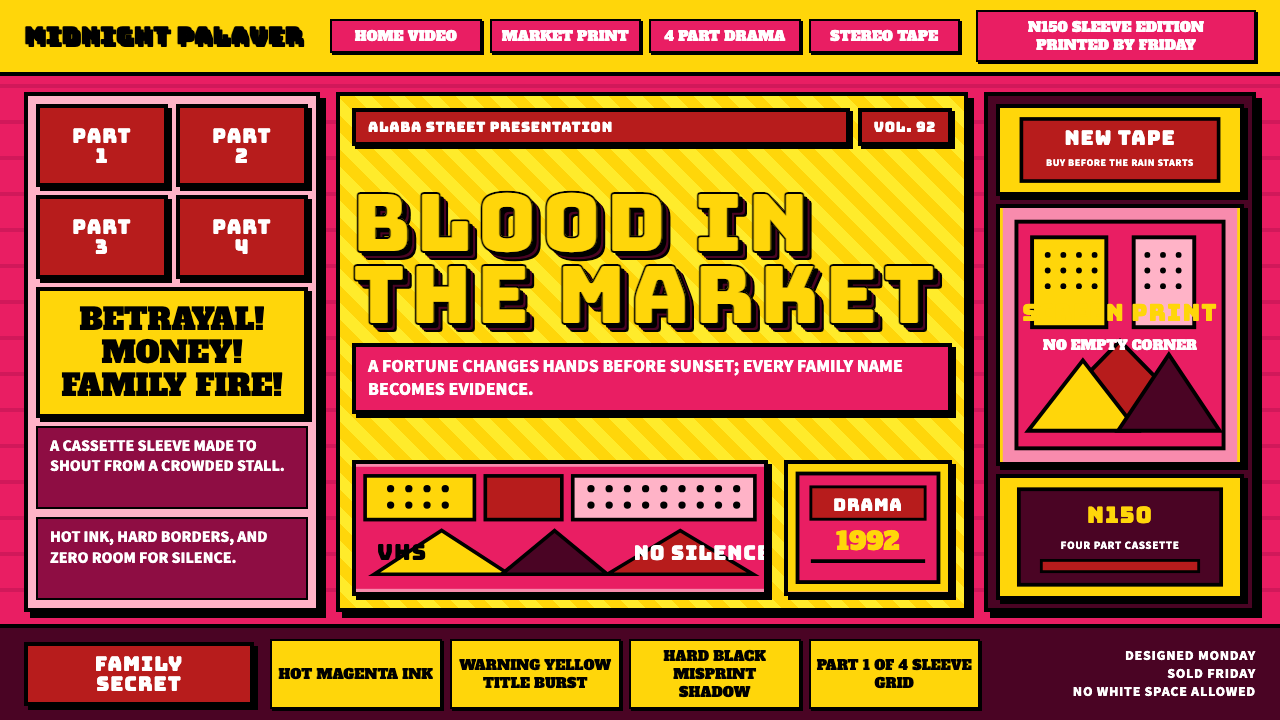 Nollywood VHS Covers design style — example