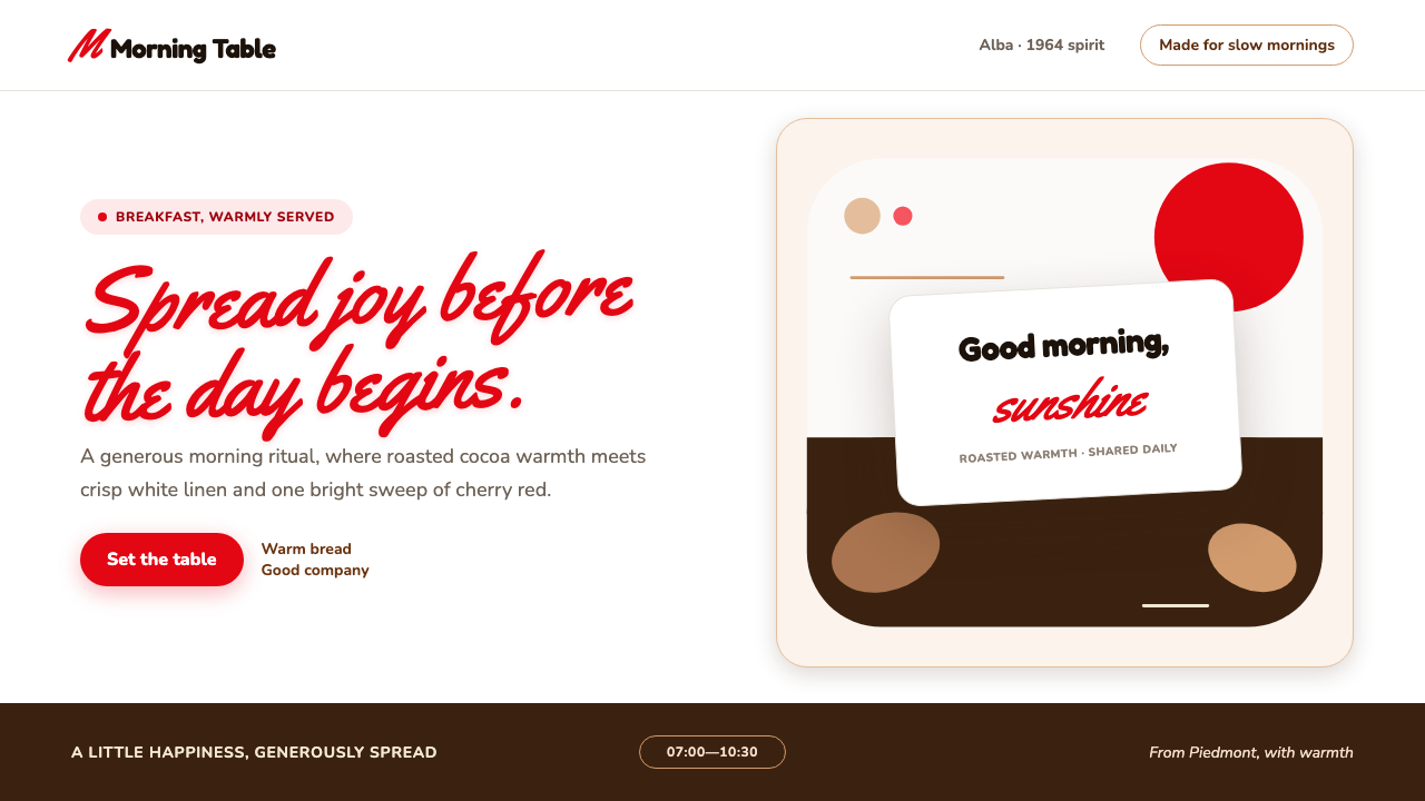 Nutella (1964) design style — example