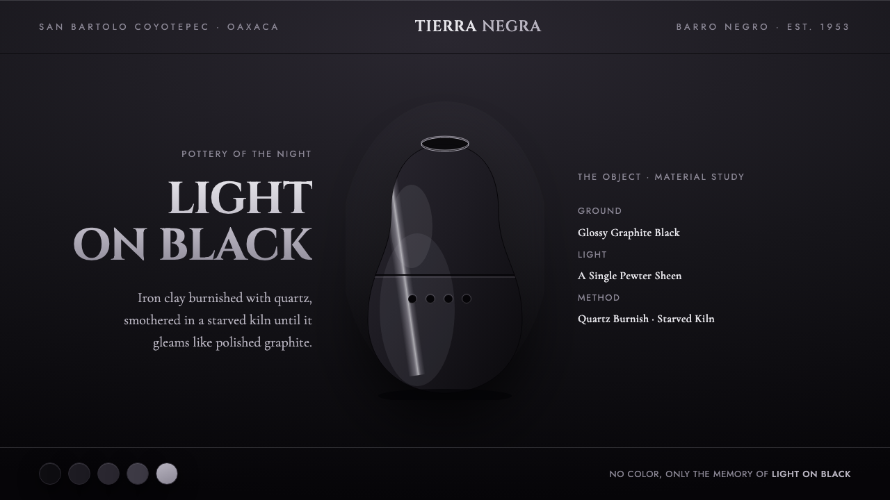Oaxaca Barro Negro 设计风格示例