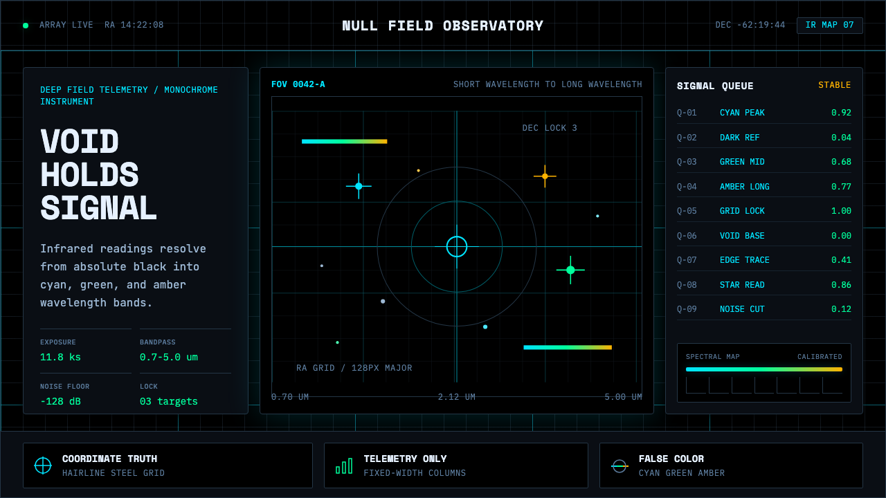 Deep Space Observatory design style
