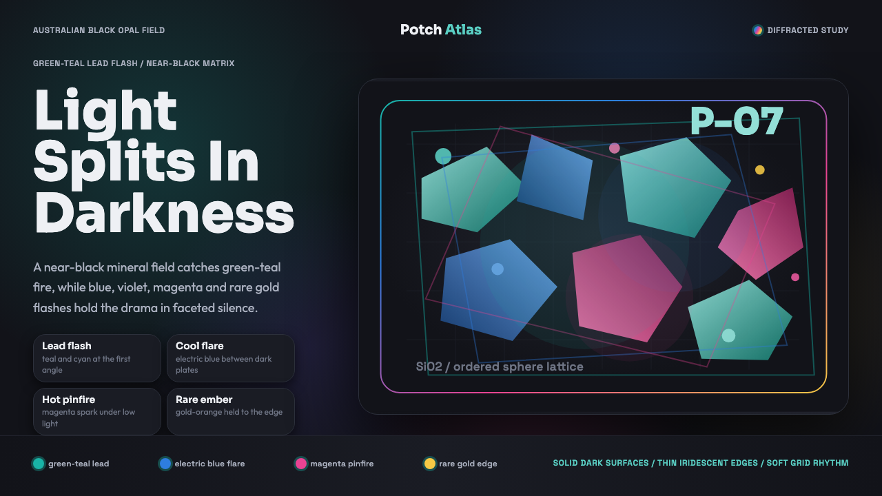 Opal Play-of-Color design style