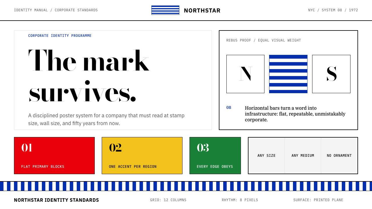 Paul Rand / IBM Corporate Identity design style