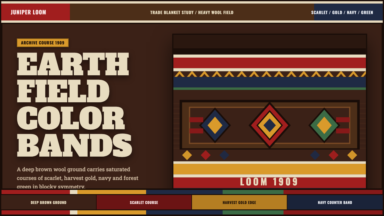 Pendleton Wool Blanket design style — example