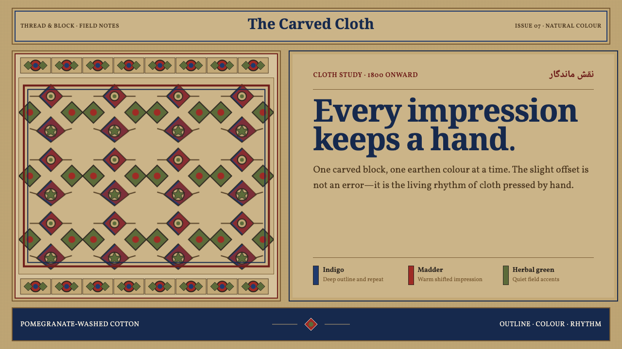 Isfahan Qalamkar Print design style — example