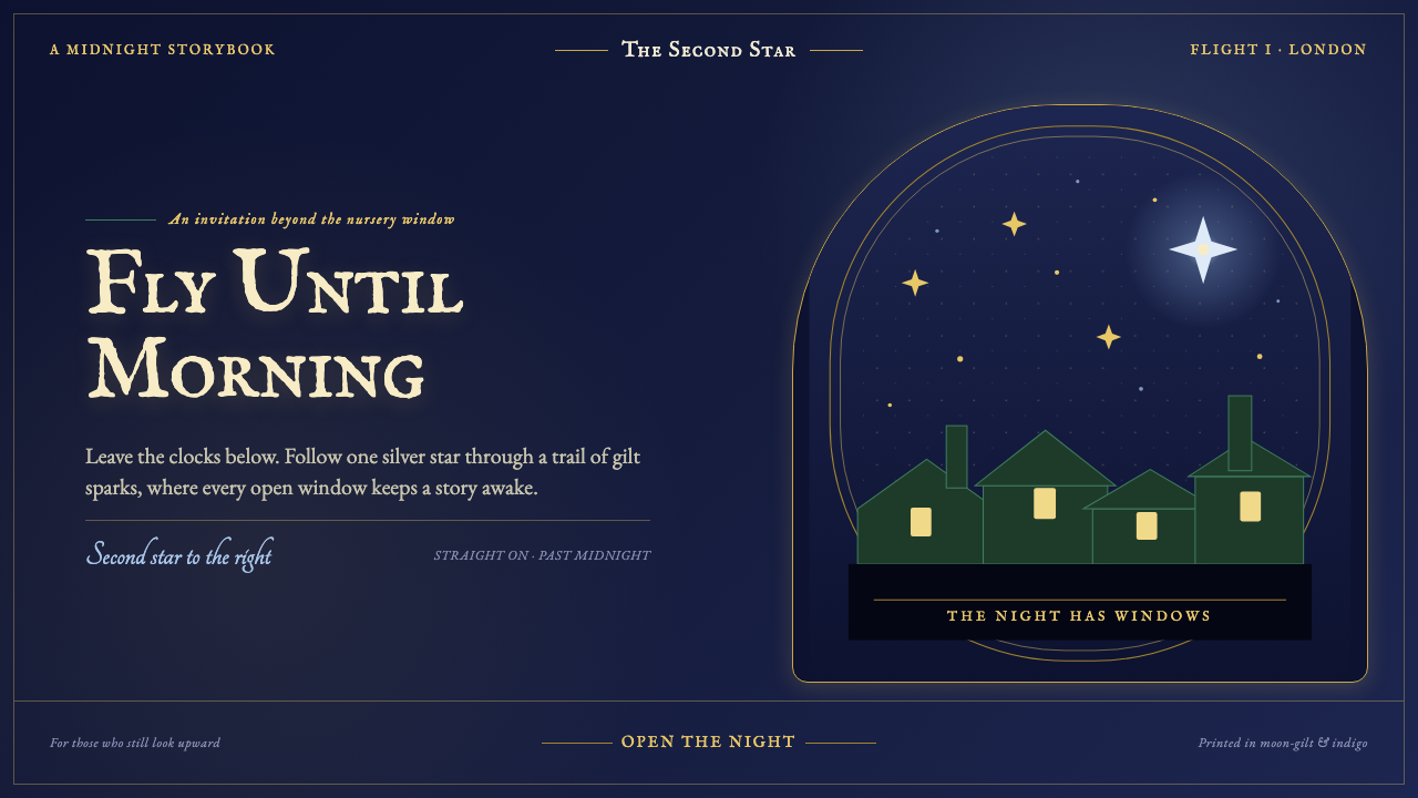Peter Pan Neverland (1904) design style — example