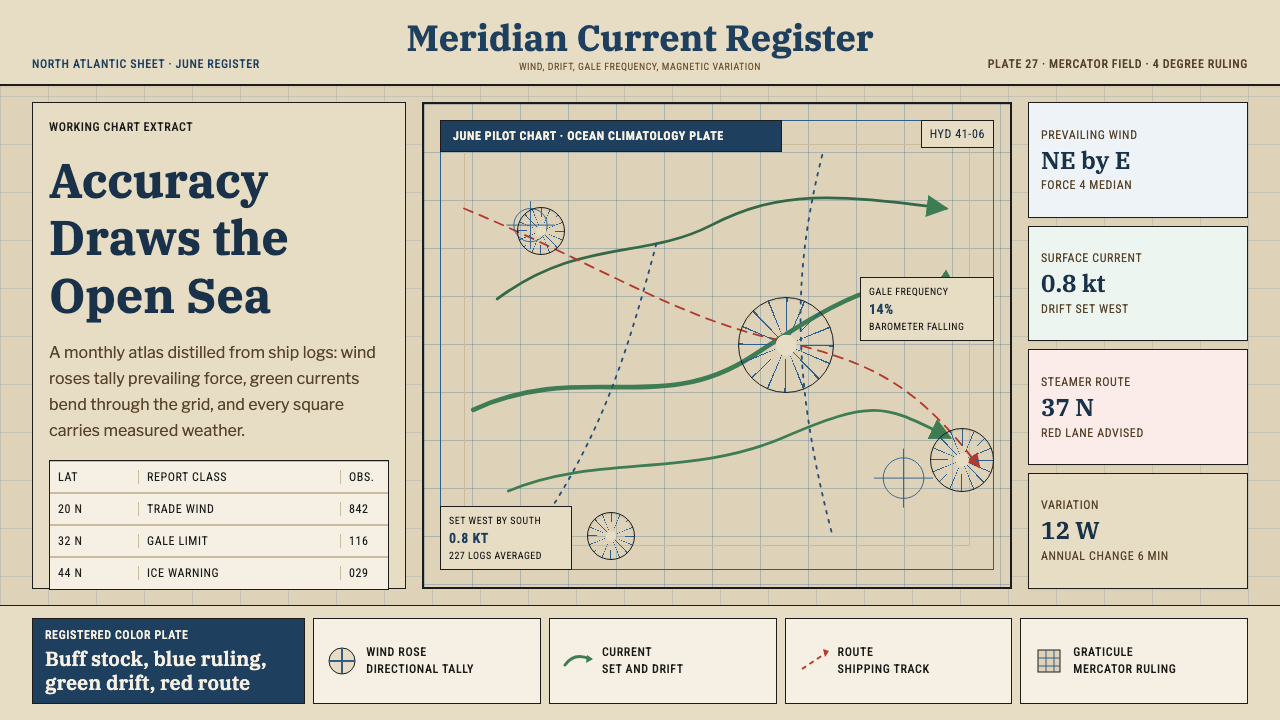 Ocean Pilot Chart design style