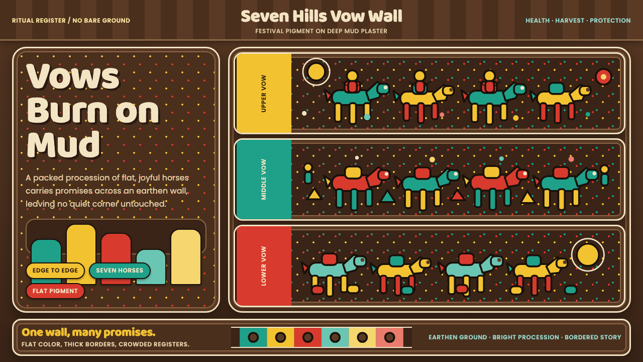 Pithora Rathwa Ritual Wall design style — example