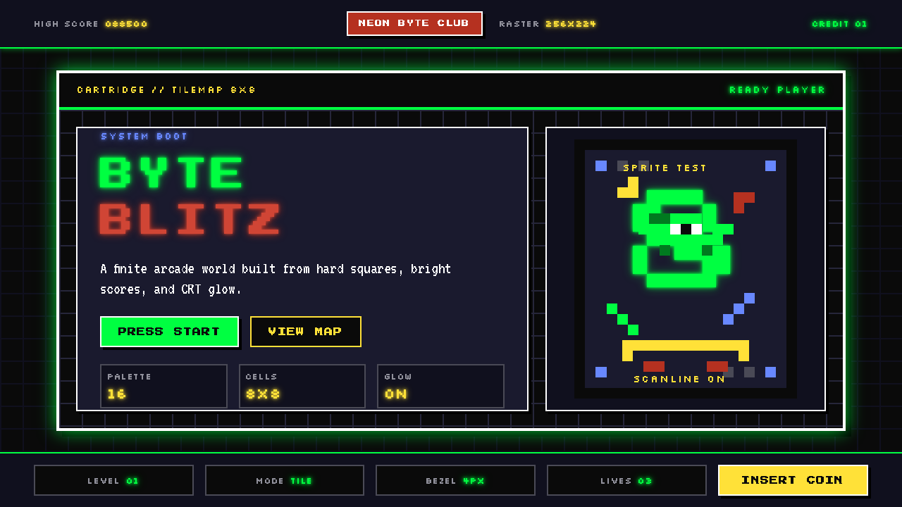Pixel Art / 8-bit Retro design style