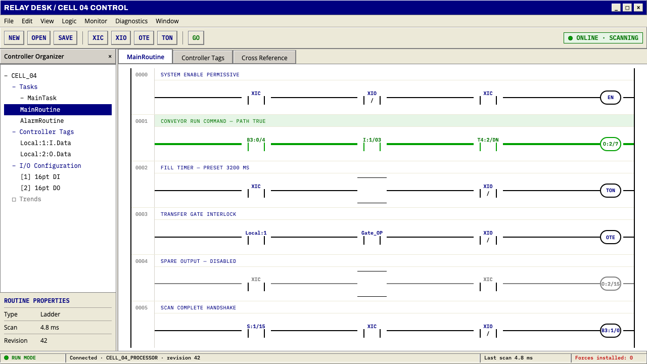 PLC Ladder Logic design style