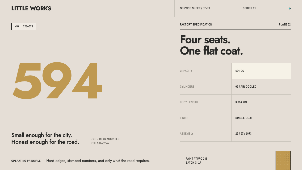 Fiat 126p Maluch design style — example