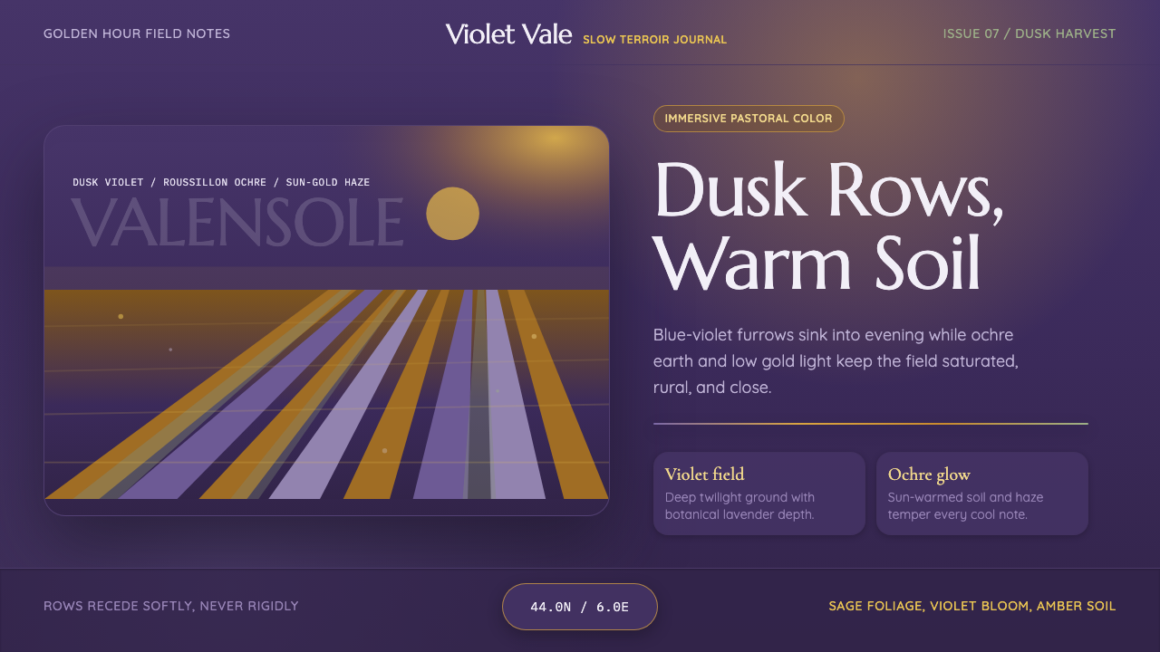 Provence Lavender design style
