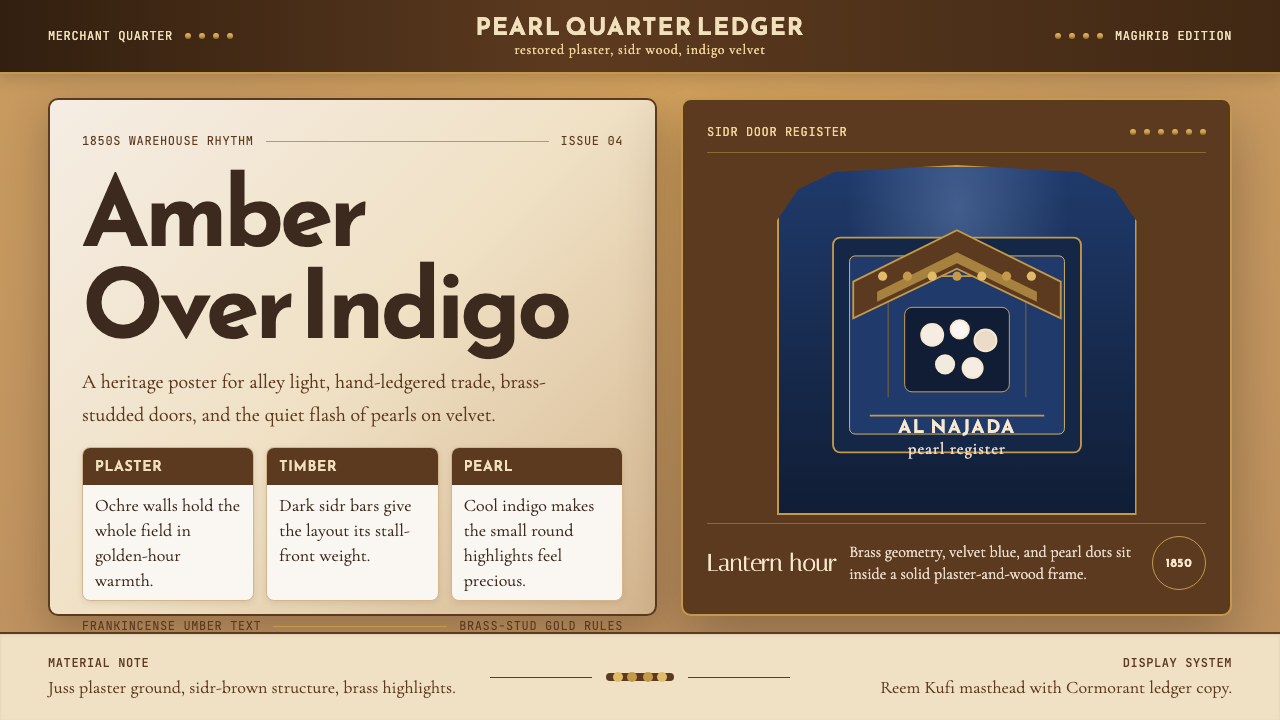 Qatari Souq Waqif Pearl Quarter design style