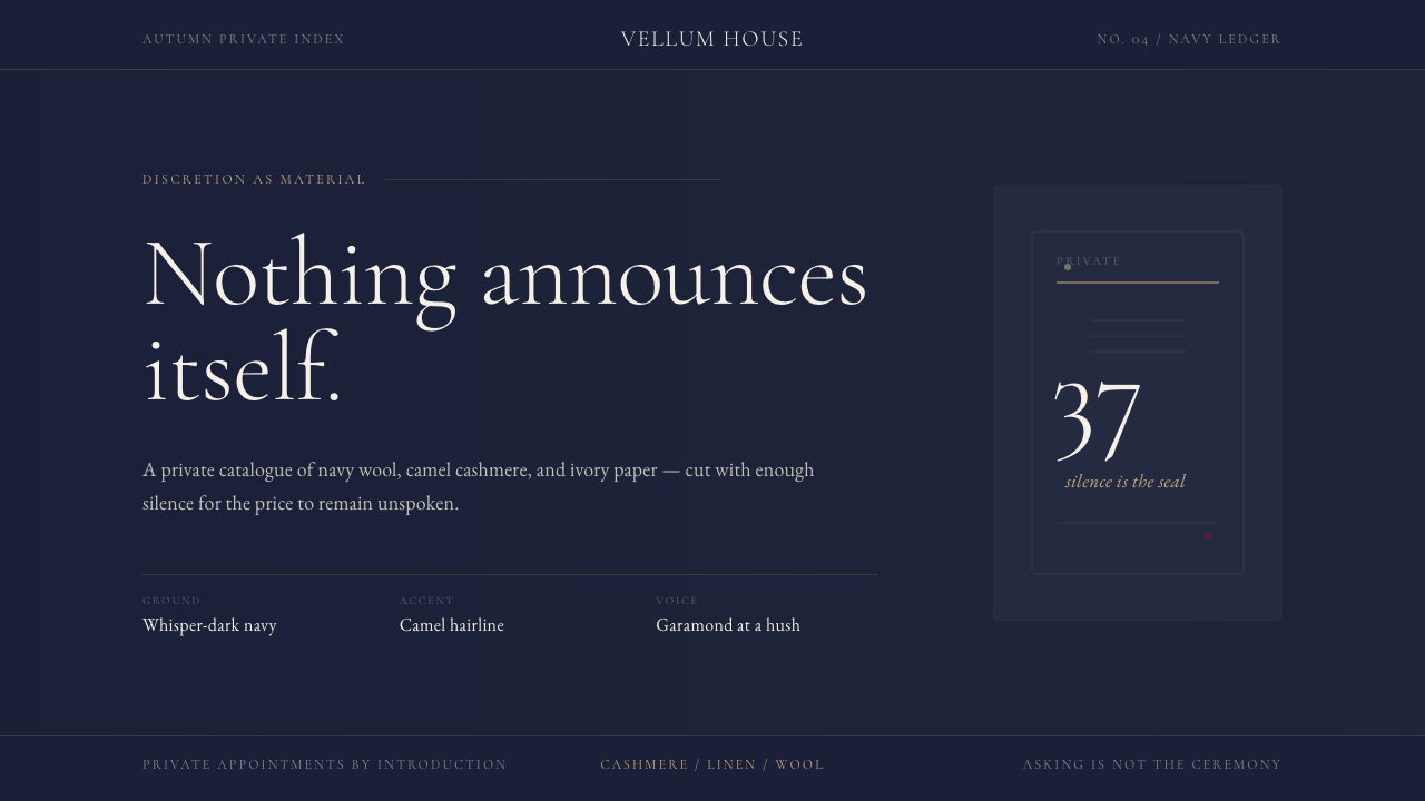 Quiet Luxury / Old Money design style