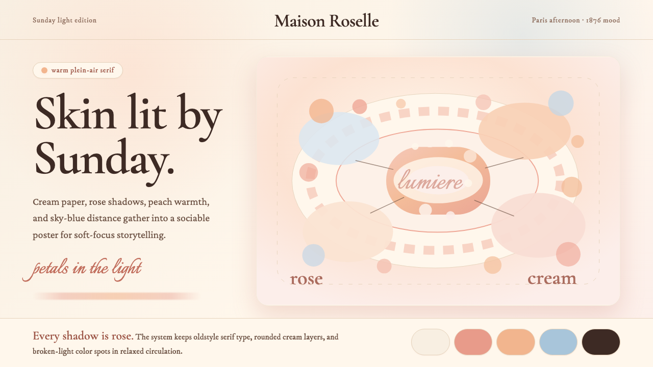 Renoir Impressionism design style