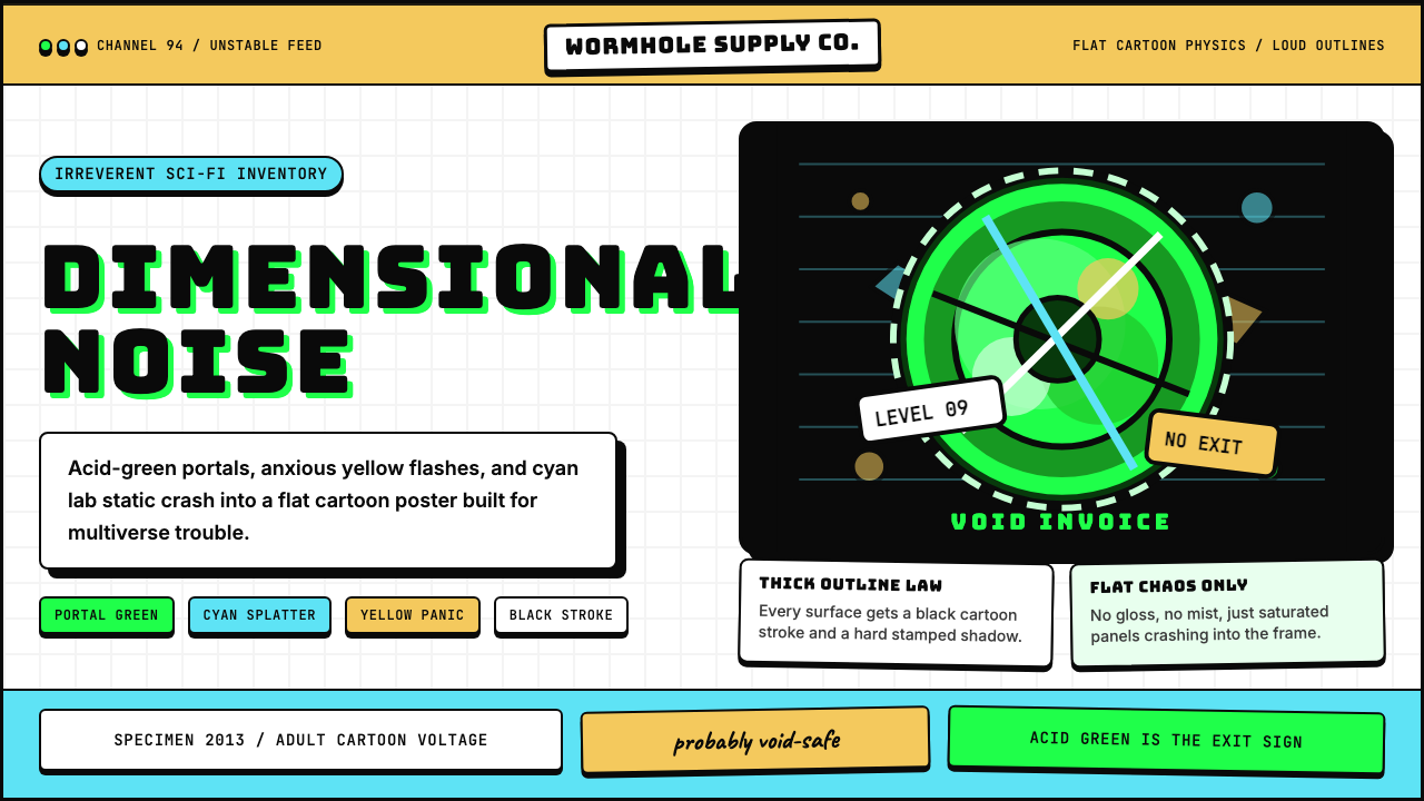 Rick and Morty design style