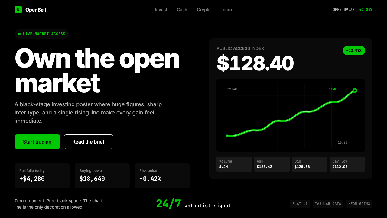Robinhood 2023 design style