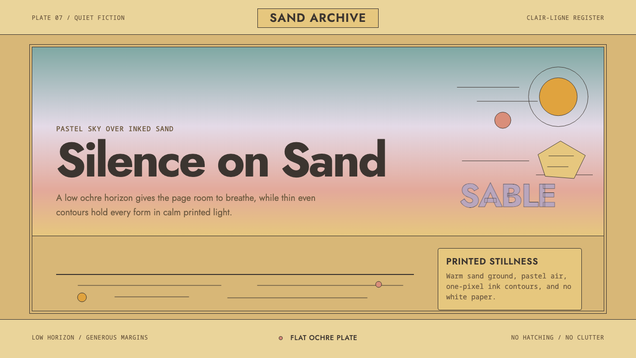 Sable (Mœbius) design style