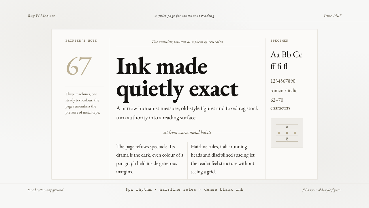 Sabon by Jan Tschichold design style — example