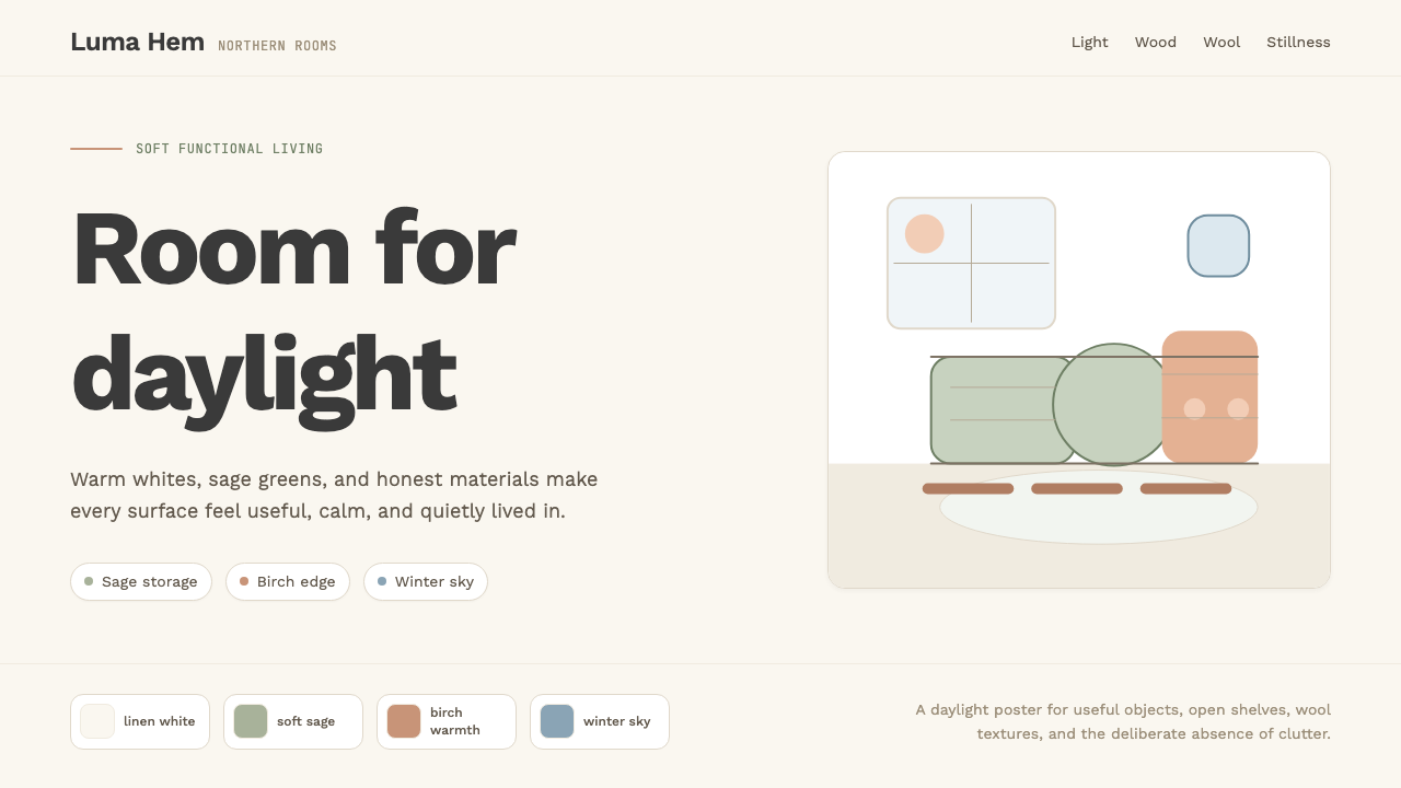 Scandi Hygge (IKEA) design style